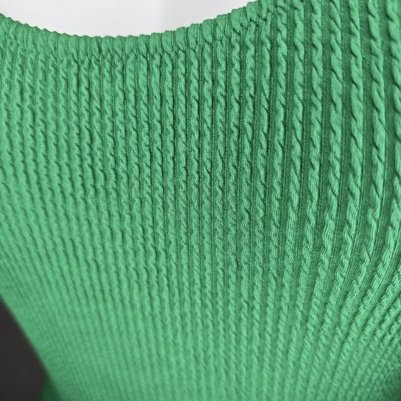 Aerie Birthday Scoop Cheekiest One Piece Swimsuit Jelly Bean Green Blue Medium - Picture 7 of 9